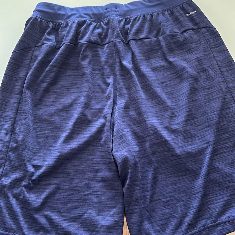 Adidas climalite shorts blue medium